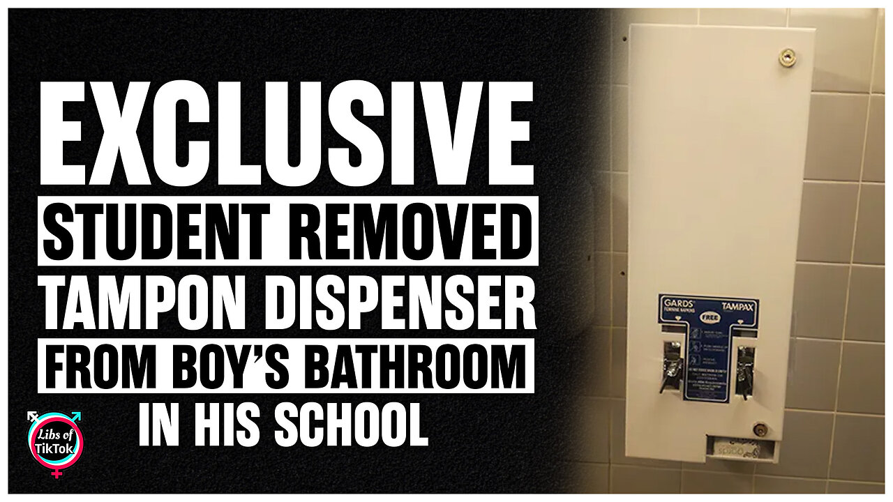 EXCLUSIVE Student Removed Tampon Dispenser From Boy's Bathroom At His School