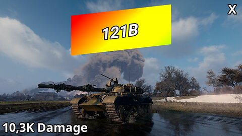 121B (10,3K Damage) | World of Tanks