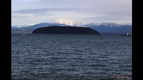 See beautiful North Cascades from Anacortes, WA