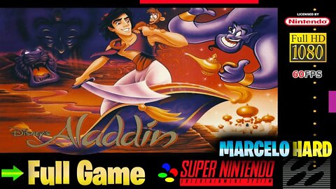 Disney's Aladdin - Super Nintendo (Full Game Walkthrough)