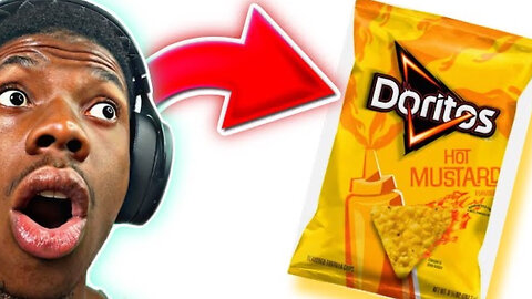 Stephen NOT Stefen Taste Testing Doritos Hot Mustard Flavor For The First Time Live On Stream