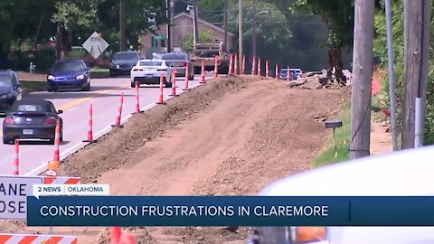 SH 20 Construction impacts Claremore business owners