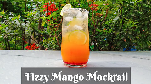 Fizzy Mango Mocktail | এই ম্যাঙ্গো মকটেল টি একবার ট্রাই করে দেখুন | Non-Alcoholic Mocktail