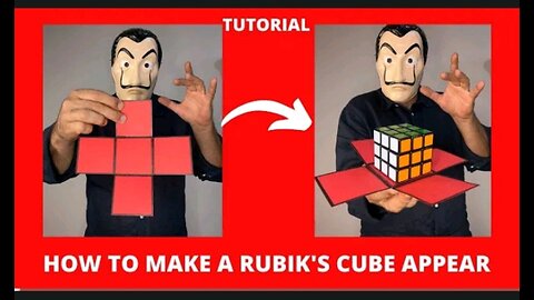 HOW TO MAKE A RUBIK'S CUBE APPEAR | GIMMICK STEP BY STEP