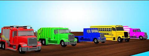 street vehicles learning colors
