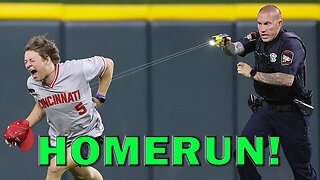 Baseball Fan Backflips In The Outfield But Can’t Outrun An Officer’s Taser! LEO Round Table S09E119