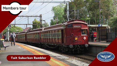 Steamrail victoria's Tait Suburban Rambler | Members train
