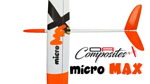 Micro Max 1.15M RC slope soaring glider intro