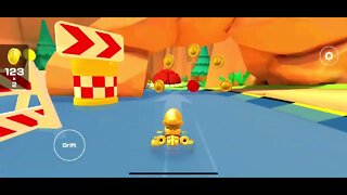 Mario Kart Tour - Coin Rush Gameplay (Peach vs. Bowser Tour)