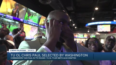 TU's Chris Paul emotional getting call from Washington