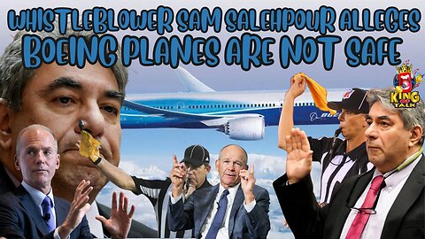 WHISTLEBLOWER SAM SALEHPOUR, TESTIFIES BOEING IS PRODUCING UNSAFE PLANES #BOEING