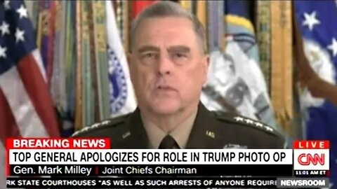 Joint Chiefs Chairman Milley Apologizes For Taking Part In Trump's BIBLE Photo Op In DC!