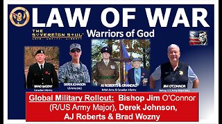 🛑LIVE🛑MILITARY⚔️MOVES, Tribunals, LAW of WAR w/Jim O'Connor, Derek Johnson, AJ Roberts & Brad Wozny