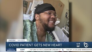 COVID patient gets new heart