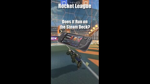 Rocket League on the Steam Deck