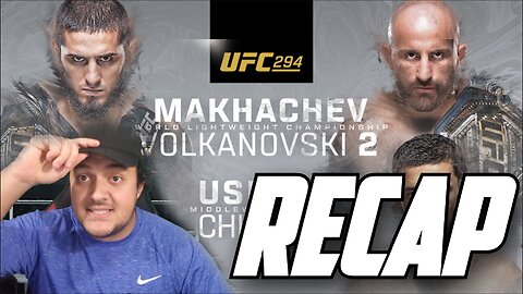 UFC 294 Main Card Recap!│60 Second Recap!