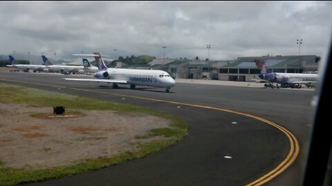 Landing Lihue Kauai - AA265 LAX - LIH