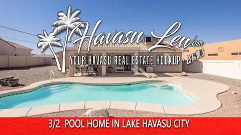 Lake Havasu Pool Home 2821 Corral Dr MLS 1021559