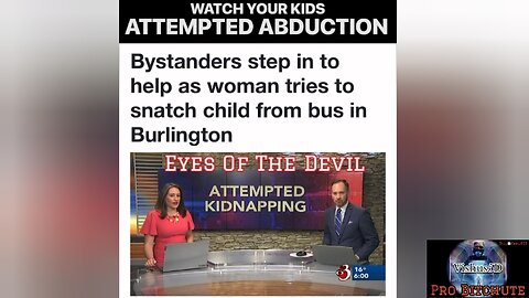 Watch Your Kids: Attempted Abduction Eyes 👀 Of The Devil... #VishusTv 📺