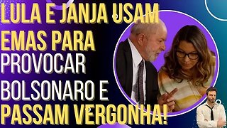 Janja e Lula usam emas para provocar Bolsonaro e passam vergonha!