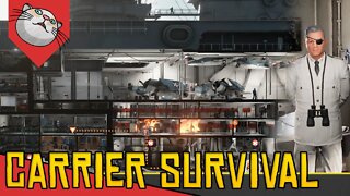 Comande um PORTA AVIÕES MILITAR na SEGUNDA GUERRA - Aircraft Carrier Survival [Gameplay PT-BR]