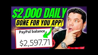 Get Paid $2,000 In One Day With This Easy DONE FOR TRICK! (Make Money Online)