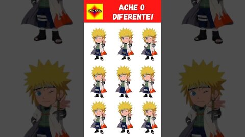 Encontre o Emoji Diferente do Minato Namikaze - Quiz de Naruto
