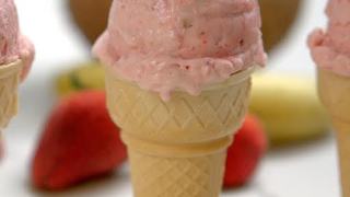 Three-Ingredient Strawberry Ice Cream