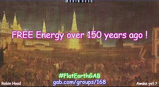 Free energy provided electricity 150 years ago