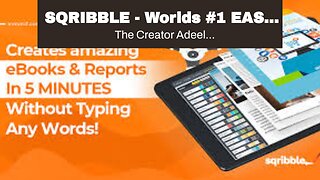 SQRIBBLE - Worlds #1 EASY TO USE & POWERFUL eBook Creator Studio