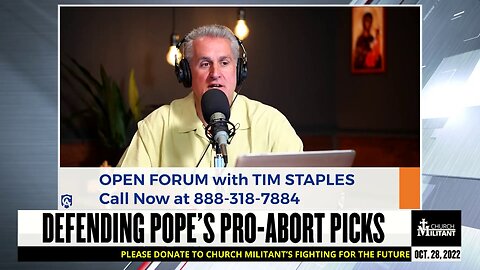 Defending Pope's Pro-Abort Picks — Dr. Jules Gomes Interview