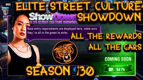 CSR2: Season 129 Elite Street Culture Showdown - all the cars, all the rewards