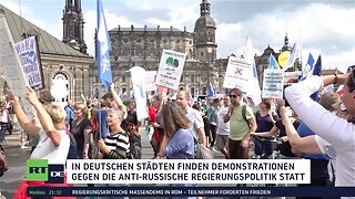 Proteste in Deutschland gegen anti-russische Regierungspolitik