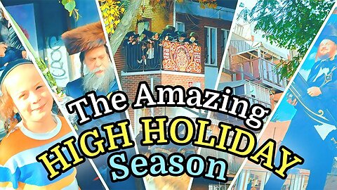 The Colorful Hasidic High Holidays