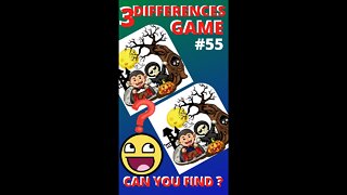 3 DIFFERENCES GAME | 55 |#SHORTS