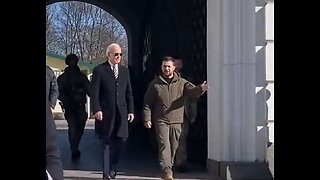 Biden Makes Surprise Visit to Ukraine, Meets Zelensky