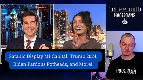 Satanic Display MI Capital, Trump 2024, Biden Pardons Potheads, and More!!