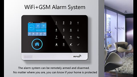 WIFI GSM Home Security Alarm System With Wireless Motion Sensor