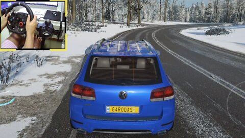 VOLKSWAGEN TOUAREG R50 Forza Horizon 4 gameplay Logitech g29