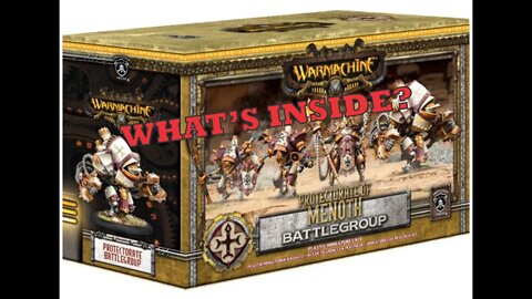 Warmachine Protectorate of Menoth Battlegroup Unboxing
