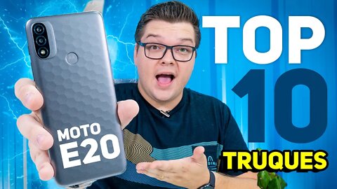 Moto E20 | TOP 10 Dicas & Truques - VEM DEIXAR ELE INCRIVEL!