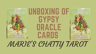 Unboxing Of Gypsy Oracle Cards