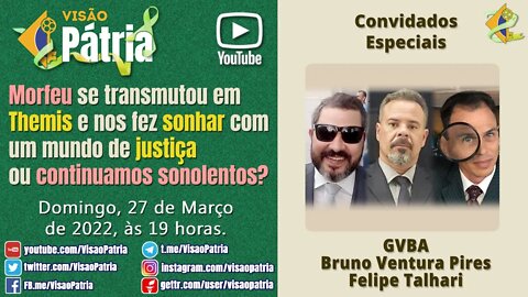 Morfeu nos fez sonhar a vida em legalidade e nos deixou sonolentos, e aos grilhões a deusa Themis?