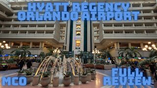 Hyatt Regency Orlando Airport (MCO) Full Review of the hotel inside the Airport.