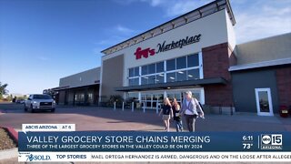 Valley grocery store chains merging