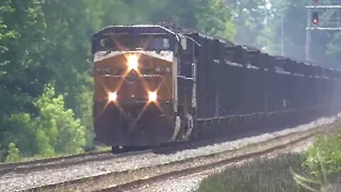 CSX B157 Loaded Coke Express Train from Sterling, Ohio July 1, 2022