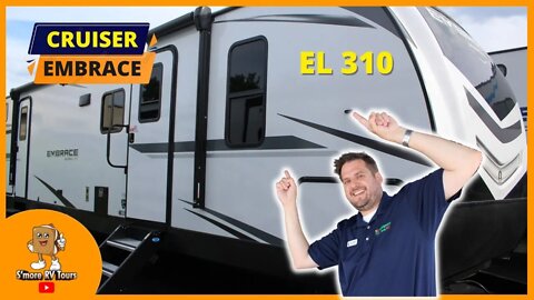 RV Tour 2022 Cruiser Embrace EL 310// With Ryan//This One Is For The Family! Huge Outdoor Kitchen