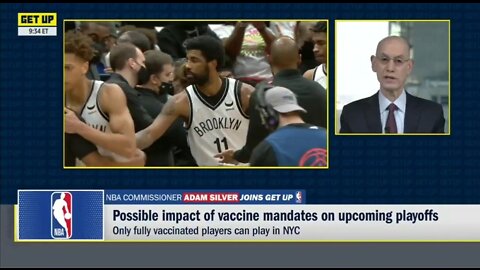 NBA Commish: NYC Vaccine Mandate Keeping Irving From Playing at Home ‘Doesn’t Quite Make Sense’