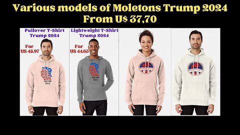 Sweatshirts & Hoodies Trump / shirts Elections 2024