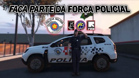 GTA 5 ROLEPLAY - DIA DE RECRUTAMENTO PARA A POLÍCIA!👨‍✈️